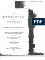 Colorado Constitution 1868 ORIGINAL 13th Amendment