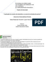 Apresentação Intervenção Pedagógica