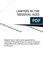 Lawyers in The Medeival Ages