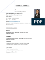 Curriculum Vitae Monica Vargas