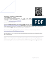 Keohane 1988 - International Institutions - Two Approaches PDF