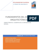 Elementos de La Configuracion Espacial, Investigacion-Unidad Tematica I