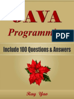 JAVA Programming, Include 100 Questions & Answers