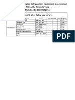 Spare Part List TKT-20ER