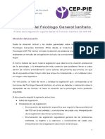 Funciones Del Psicólogo General Sanitario PDF