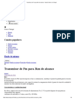 Transmisor de FM para 3km de Alcance - Hazlo Tú Mismo en Taringa!