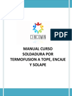 Manual Termofusion Hdpe