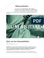 Humanidades