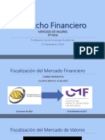 Derecho Financiero. Mercado de Capitales III