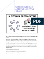 Ejerc LA TÉCNICA SPEED Dating para Argum