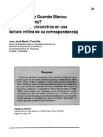 Muñoz Tébar y Guzmán Blanco: ¿El Peón y El Rey? (Tensiones y Encuentros en Una Lectura Crítica de Su Correspondencia)