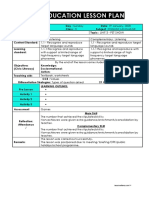 Civic Education Lesson Plan Template For English Subject (Y1-Y3)