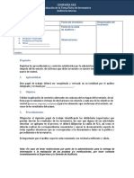 Programa de Auditoria para La Toma Fisica de Inventarios