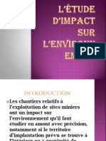 L'étude D'impact Sur L'environnement