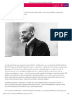 Émile Durkheim, o Criador Da Sociologia Da Educação