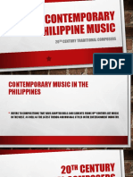 Contemporary Philippine Music