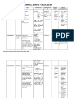 Neonatal Drug Formulary