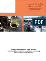 Improving The Quality of Crude Palm Oil Transdisc-Wageningen University and Research 283402 PDF