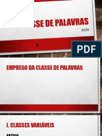 Classe de Palavras - AULÃO