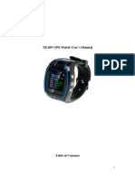 201.TK109 GPS Watch Tracker User Manual