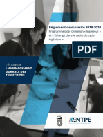 Règlement de Scolarité 2019-2020