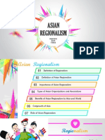 Asian Regionalism