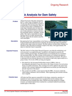 Risk Analysisfor Dam Safety Research