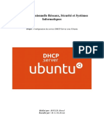 Configuration Du Service DHCP Sous Ubuntu