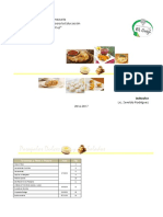 Recetario. Cocteles y Pasapalos. 2016-2017