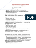 Terminología de Béisbol Relacionados Con Las Posiciones Dentro Del Terreno de Juego