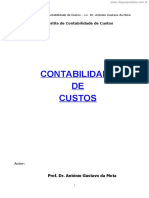 Apostila de Contabilidade de Custos