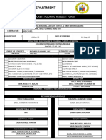 Sample Concrete - Pouring - Request - Blank - Form