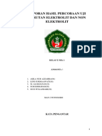 Makalah Percobaan Larutan Elektrolit Dan Non Elektrolit