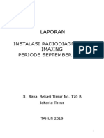 Laporan Bulanan Radiologi Sept 2019