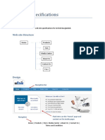 This Document Contains The Web Site Specifications For Mchek Bangladesh