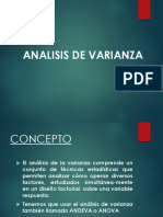 Analisis de Varianza