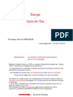 Ecosysteme Energie Et Cycle de L'eau