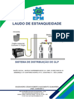 Laudo de Estanqueidade Central de GLP