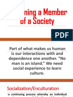 Becoming A Member of A Society5