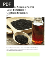 Aceite de Comino Negro