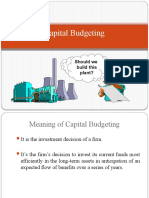 Capital Budgeting: Should We Build This Plant?