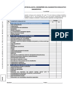 Lista de Cotejo Diagnostico - Planeación