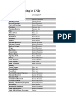 Ledger Grouping in TAlly