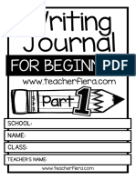 Writing Journal For Beginners PDF