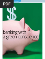 "Banking With A Green Conscience" - For IET's Engineering & Technology (UK)