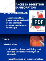 Disturbances in Digestion and Absorption