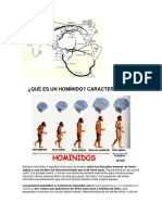 Prehistoria y Hominizacion