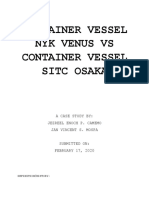 Container Vessel Nyk Venus VS Container Vessel Sitc Osaka