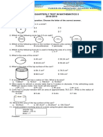 PT - Mathematics 5 - Q4