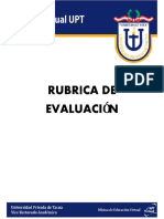 Rúbrica de Evaluación